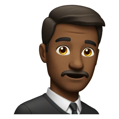 A man making side eye  sticker