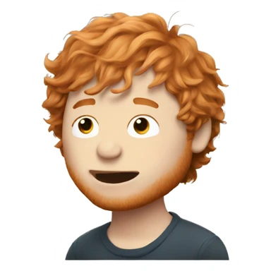 Ed Sheeran singing sticker