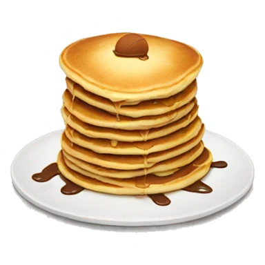 Pancake with football sticker