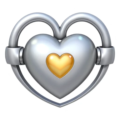 Cœur avec l’anneau de saturne sticker