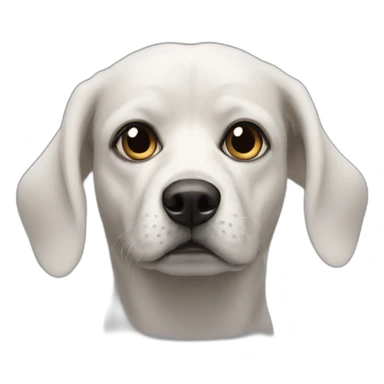 Agnes varda as a dog sticker