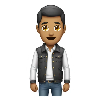 Guy showing his empty pockets sticker