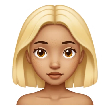 Hyperpigmentation girl sticker