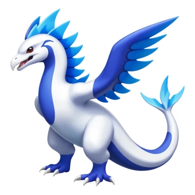Lugia-Kyogre-Reshiram-Latios-fusion-creature (full body) sticker