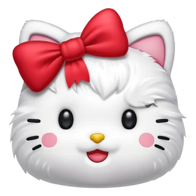 As un emoji de Hello Kitty más parecido  sticker