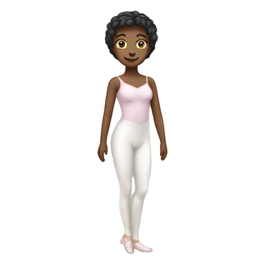 A White Hose with ballet clothes sticker