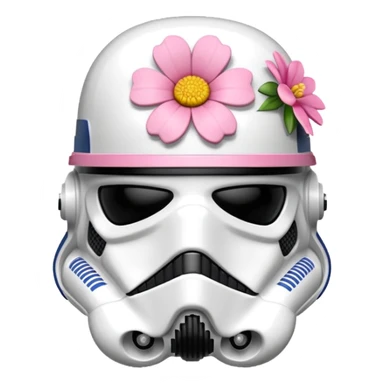 storm trooper flower sticker