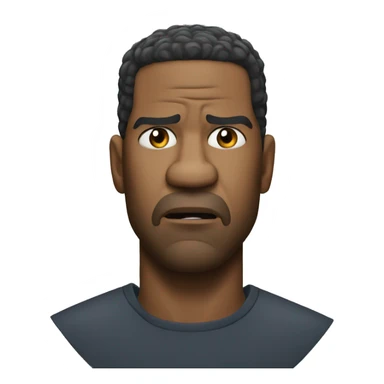 denzel washington angry sticker