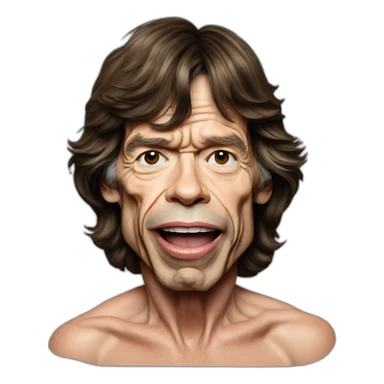 Mick jagger sticker