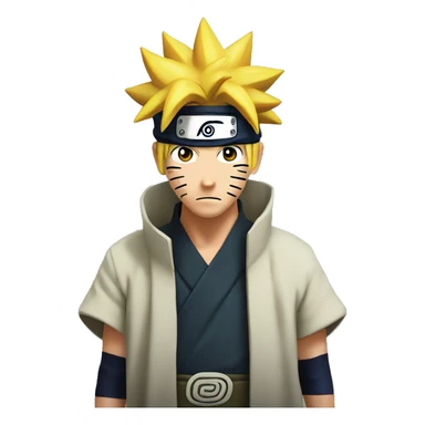 Naruto nine tale sage mode single eye emoji sticker
