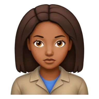black woman mug shot sticker