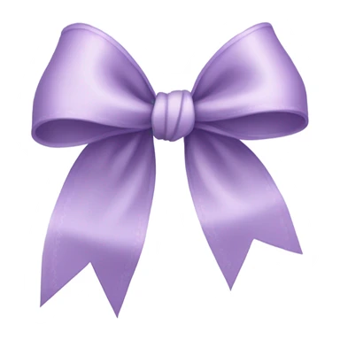 light purple coquette bow sticker