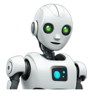 Robot android sticker
