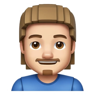 Make a minecraft Steve emoji sticker