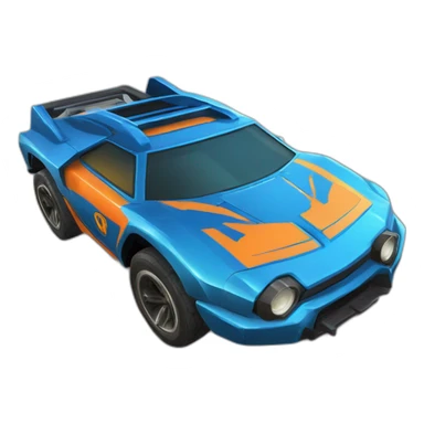 Rocket league car sticker