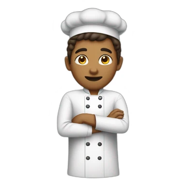 someone who says hold up let him cook sticker