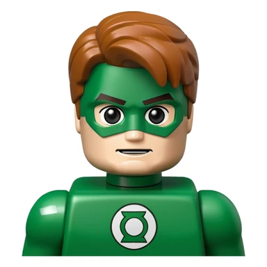 green lanthern lego character sticker