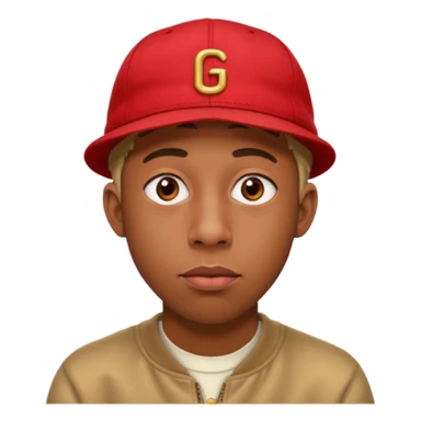 Tyler the creator in red hat sticker