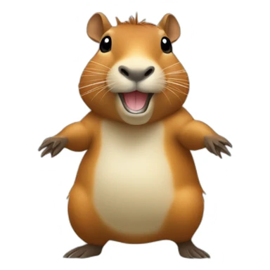 Capivara QUE DANÇA sticker