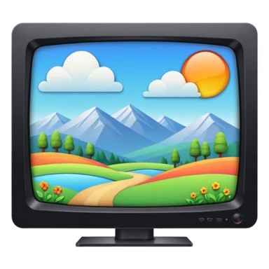 thumbnail picture mac os, video preview tv icon, landscape in video sticker