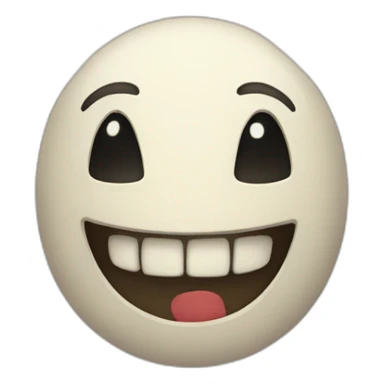 creepy smile sticker