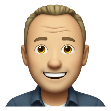 bob mortimer smiling sticker