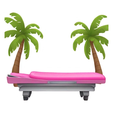Pink tanning bed  sticker