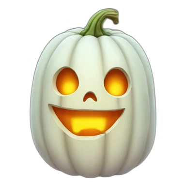 pumpkin ghost sticker