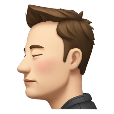 Elon-Musk-sleeping sticker