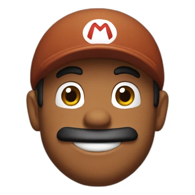 brown-mario sticker