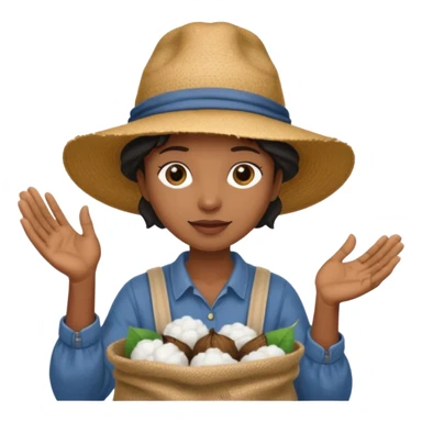 black cotton picker with wix sticker