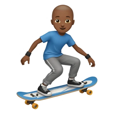 skateboarder black boy mugshot with  sticker
