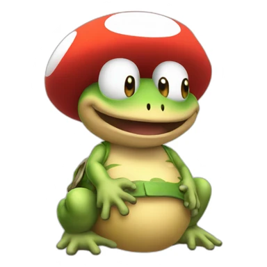 toad mario kart sticker