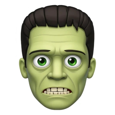 Frankenstein shit sticker