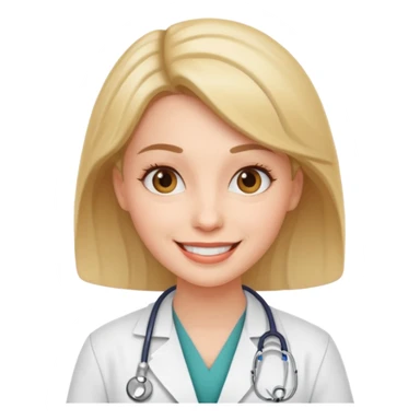 woman doctor sticker