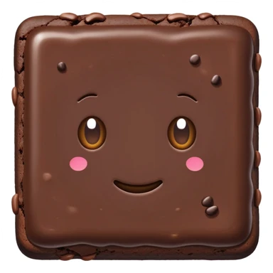 Double chocolate brownie  sticker
