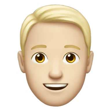 successful pale skinned man work sticker