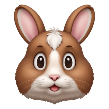 Bunny begging please sticker