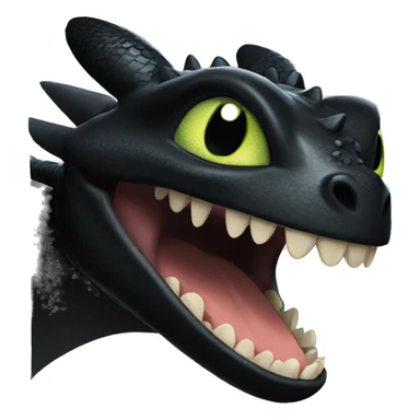 Toothless from how to train your dragon sticker