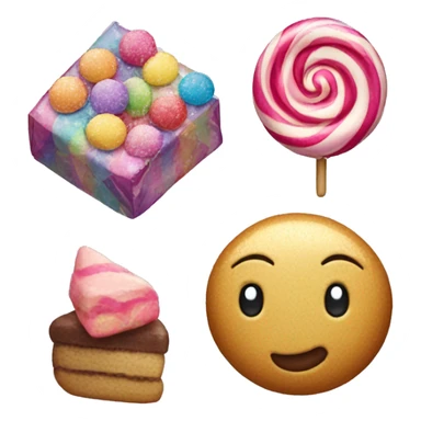 New Year's toys sweets sticker