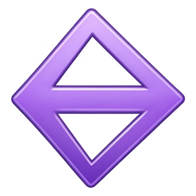 seta para direita roxa sticker