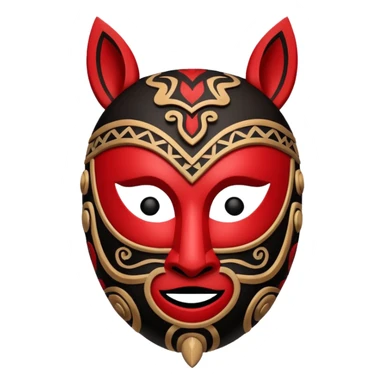 adorable Uka Uka mask sticker