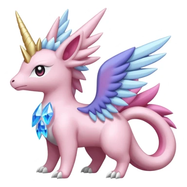 Diancie-Palkia-Amaura-Aurorus-aesthetic-fusion sticker