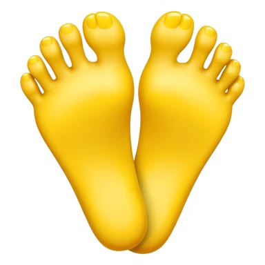 Toes crossed yellow emoji sticker