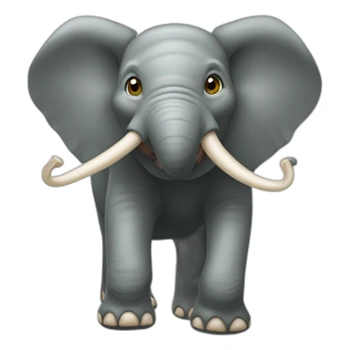 Éléphant sur fourmis  sticker