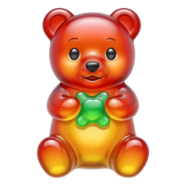 Gummy bear (multicolor) sticker