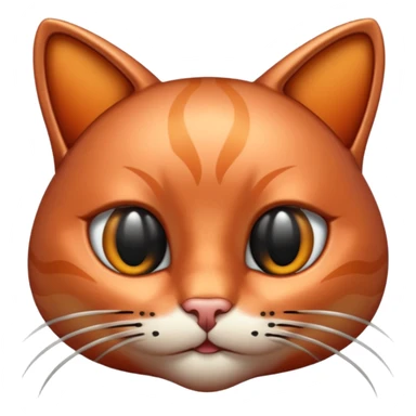 copper cat sticker