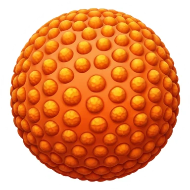 coral sphere, only sphere. sticker
