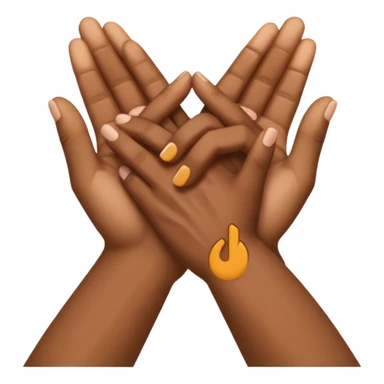 Symbol that represents the union of people sticker