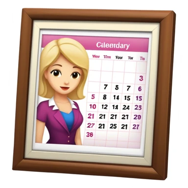 Women's Day Calendar sticker